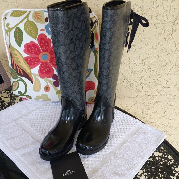 Coach Shoes - Coach Tristee insulated rain boots    ***